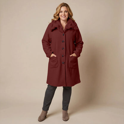 Boris Industries Giacca in pile con colletto a camicia