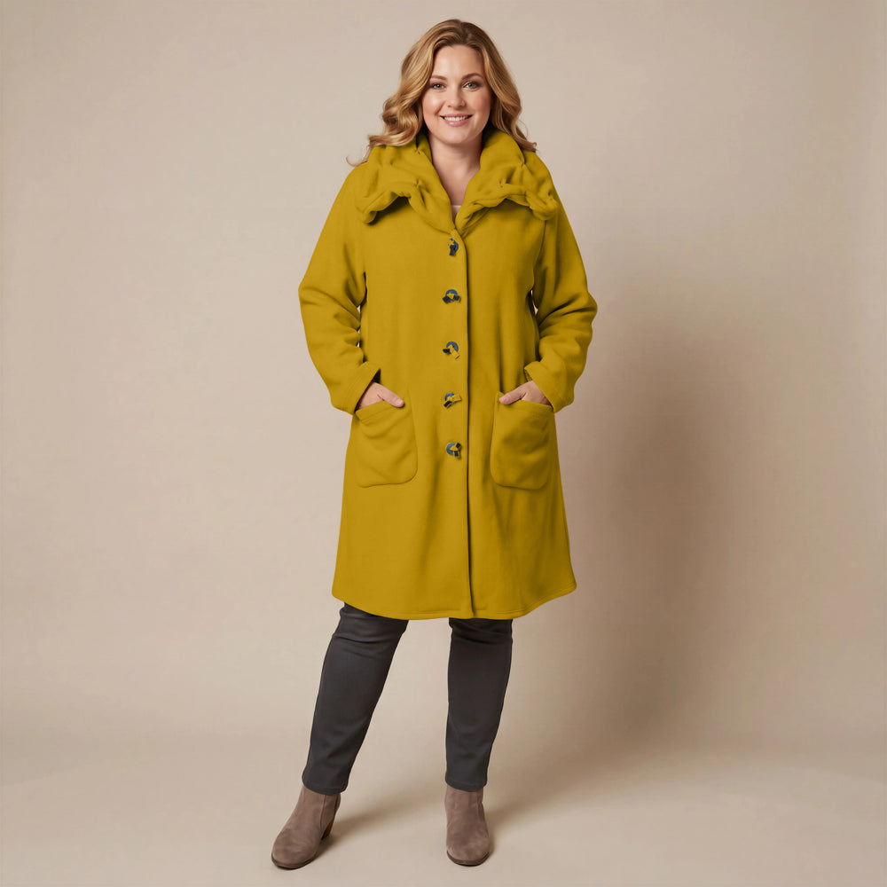 Boris Industries Giacca in pile con colletto a camicia