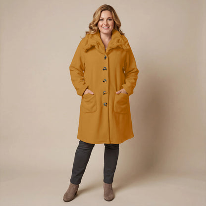 Boris Industries Giacca in pile con colletto a camicia