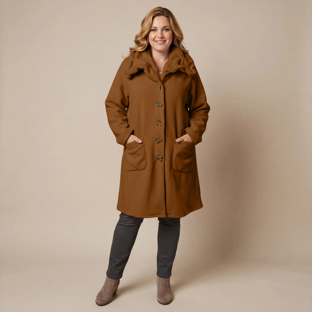 Boris Industries Giacca in pile con colletto a camicia