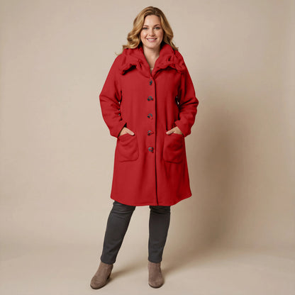 Boris Industries Giacca in pile con colletto a camicia