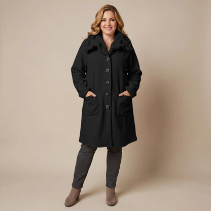 Boris Industries Giacca in pile con colletto a camicia