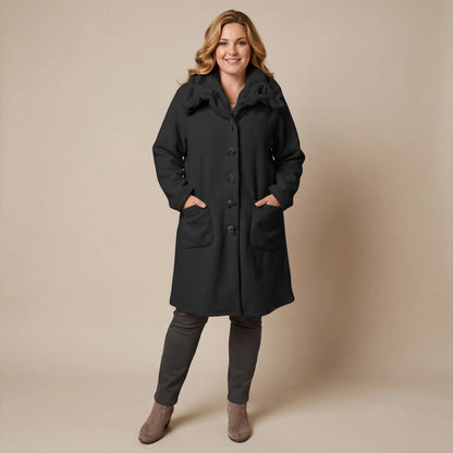 Boris Industries Giacca in pile con colletto a camicia