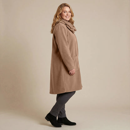 Boris Industries Giacca in pile con colletto a camicia