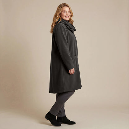 Boris Industries Giacca in pile con colletto a camicia