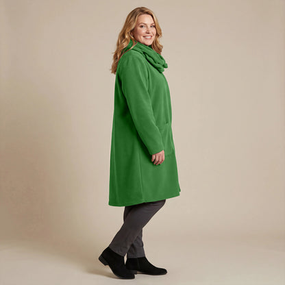 Boris Industries Giacca in pile con colletto a camicia