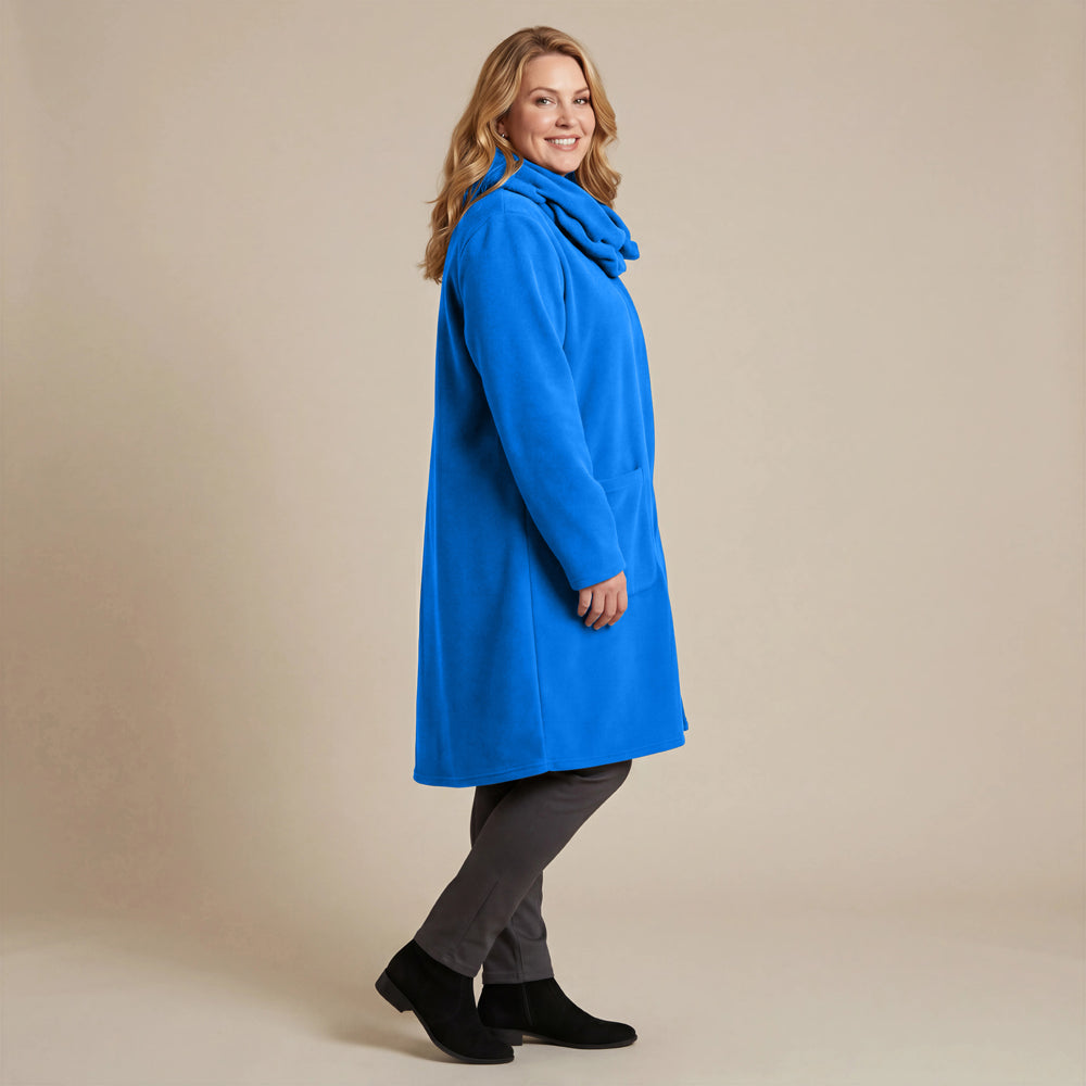 Boris Industries Giacca in pile con colletto a camicia