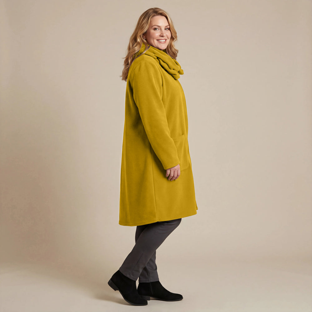 Boris Industries Giacca in pile con colletto a camicia