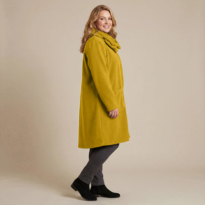 Boris Industries Giacca in pile con colletto a camicia