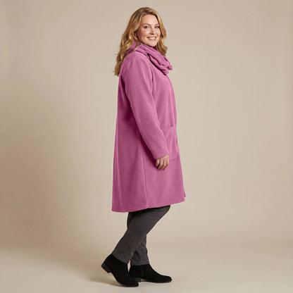 Boris Industries Giacca in pile con colletto a camicia