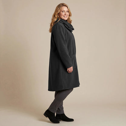 Boris Industries Giacca in pile con colletto a camicia