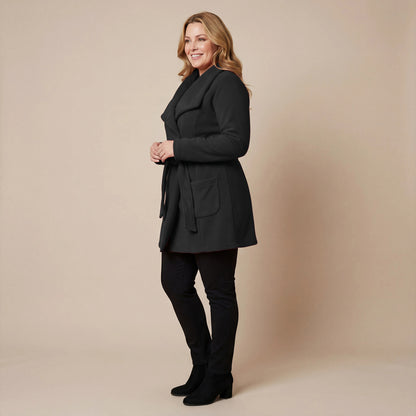 Boris Industries Giacca Scollo con Cintura