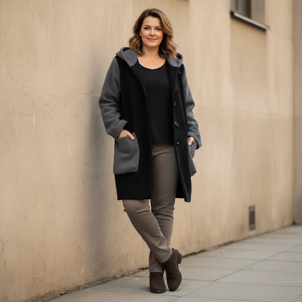 Jas met Capuchon en Contrastkleur – Boris Industries