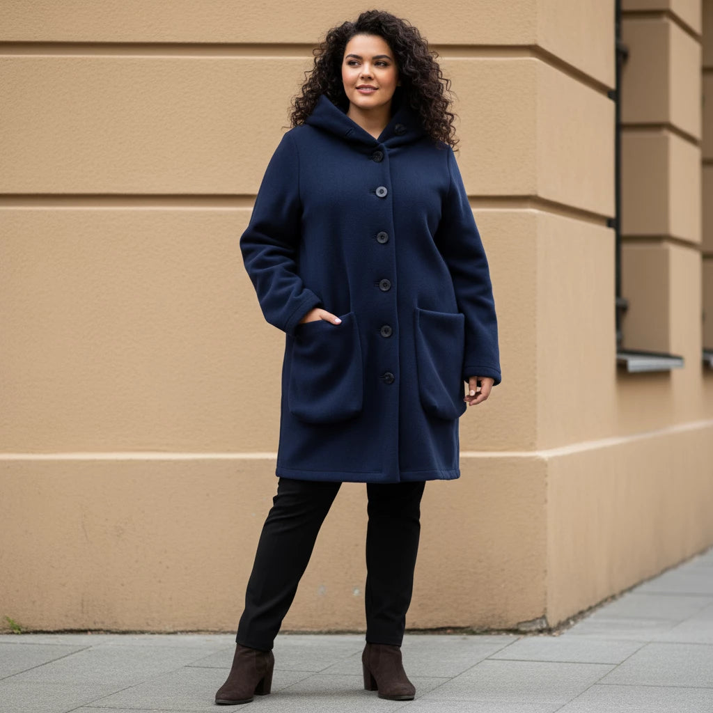 Halflange Fleece Jas Met Capuchon – Boris Industries