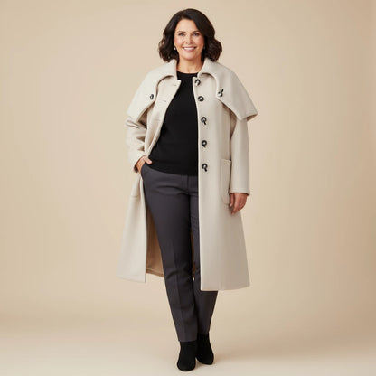 A-lijn Jas met Vouwkraag – Boris Industries