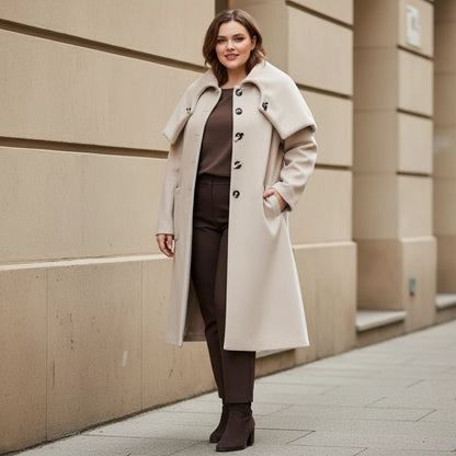 A-lijn Jas met Vouwkraag – Boris Industries