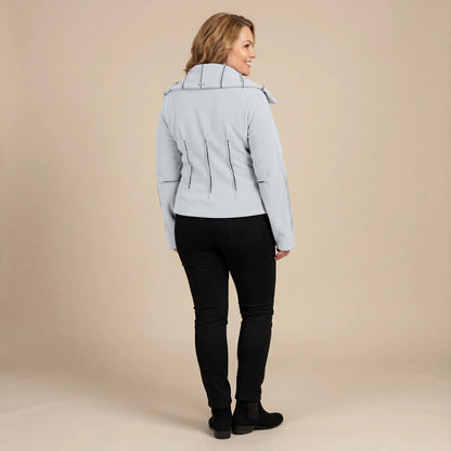 Boris Industries Giacca in Fleece con Cuciture Colorate