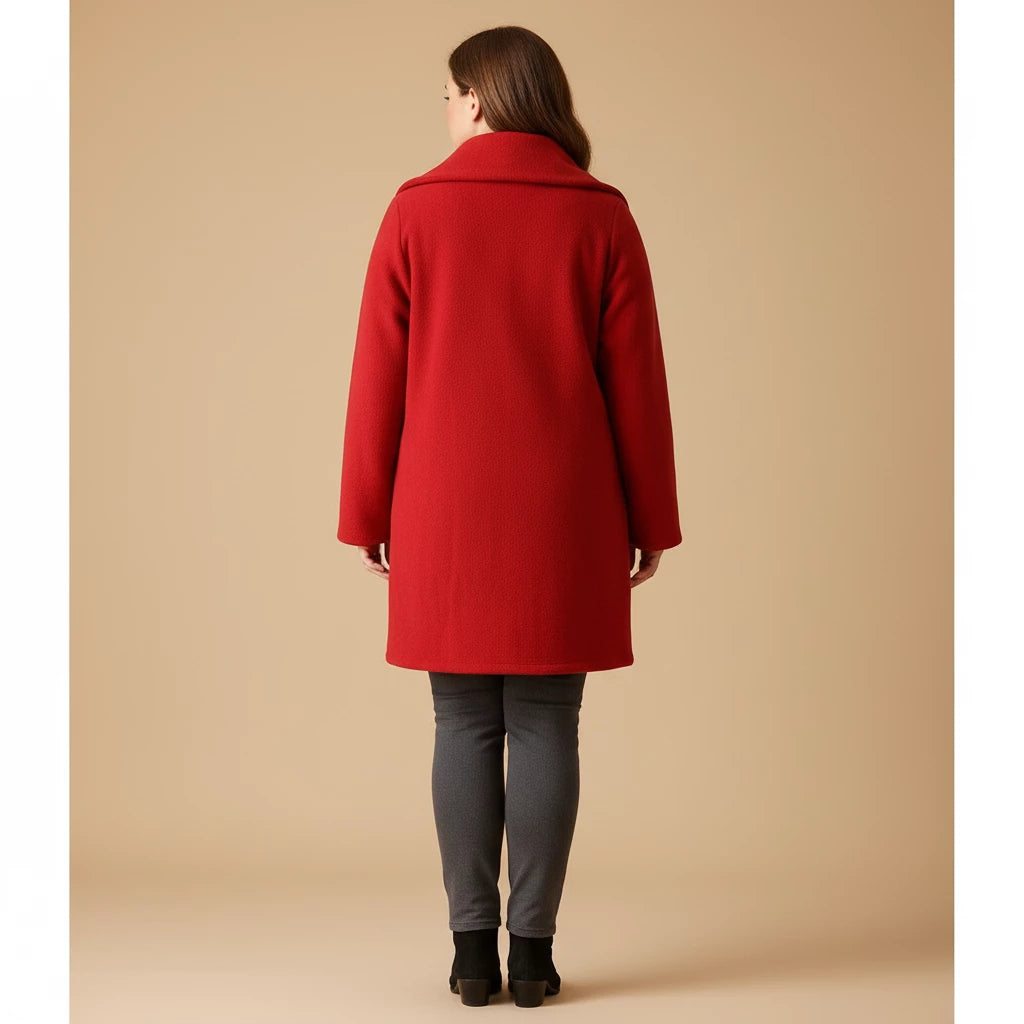 Lange Fleecejas Met Sjaalkraag – Boris Industries