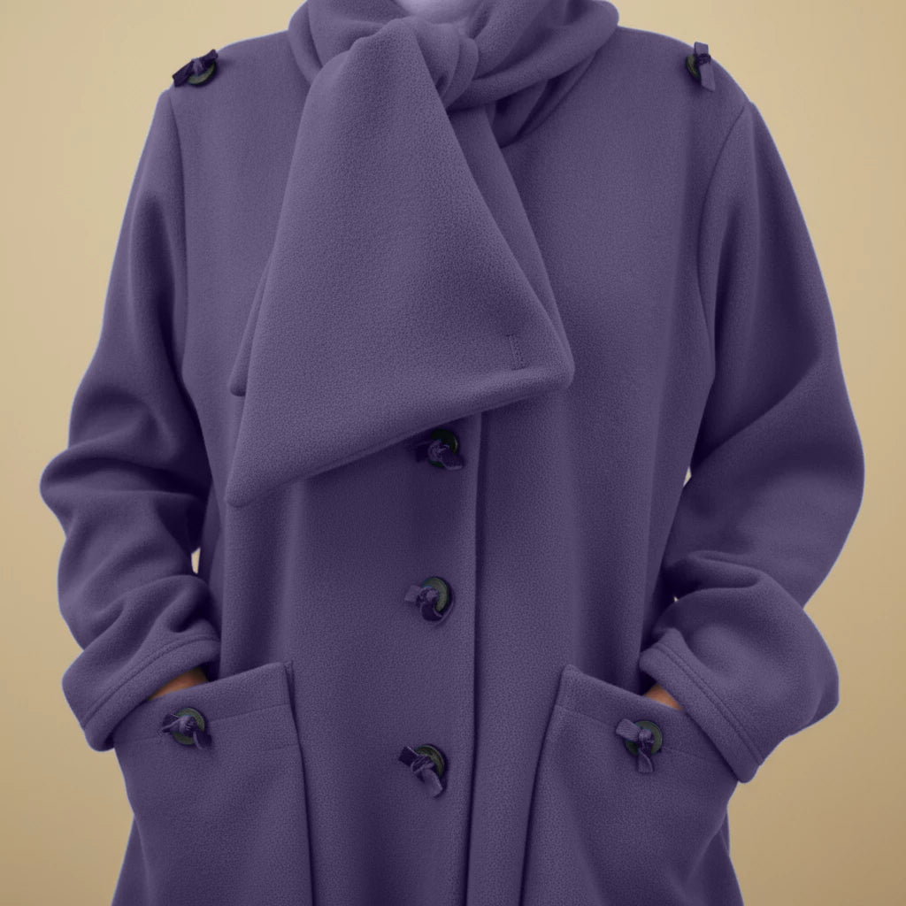 Boris Industries Giacca in Fleece con Collo Sciallato