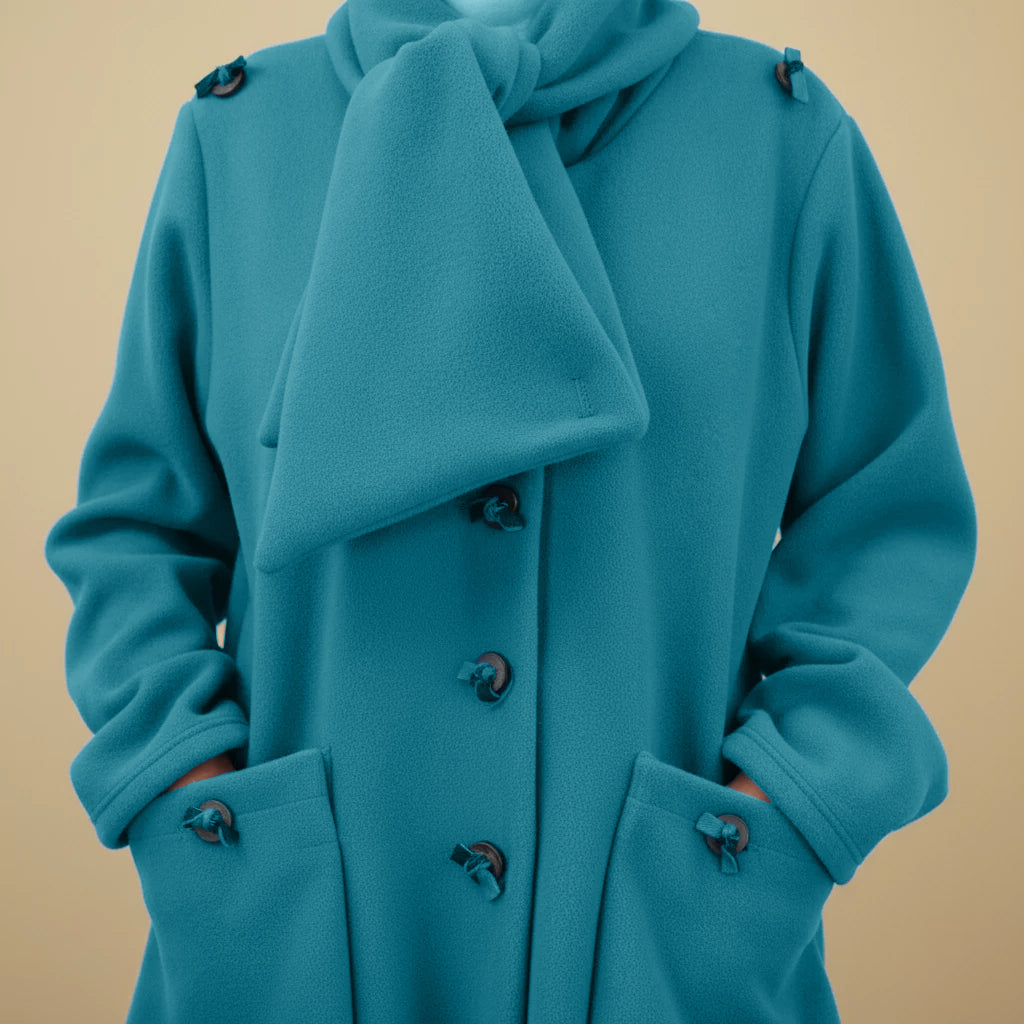 Boris Industries Giacca in Fleece con Collo Sciallato