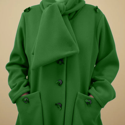 Boris Industries Giacca in Fleece con Collo Sciallato