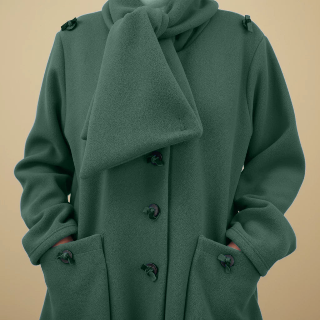 Boris Industries Giacca in Fleece con Collo Sciallato