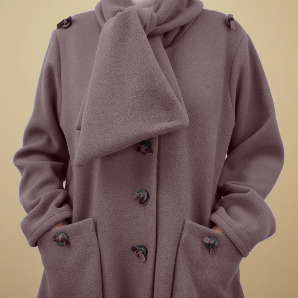 Boris Industries Giacca in Fleece con Collo Sciallato