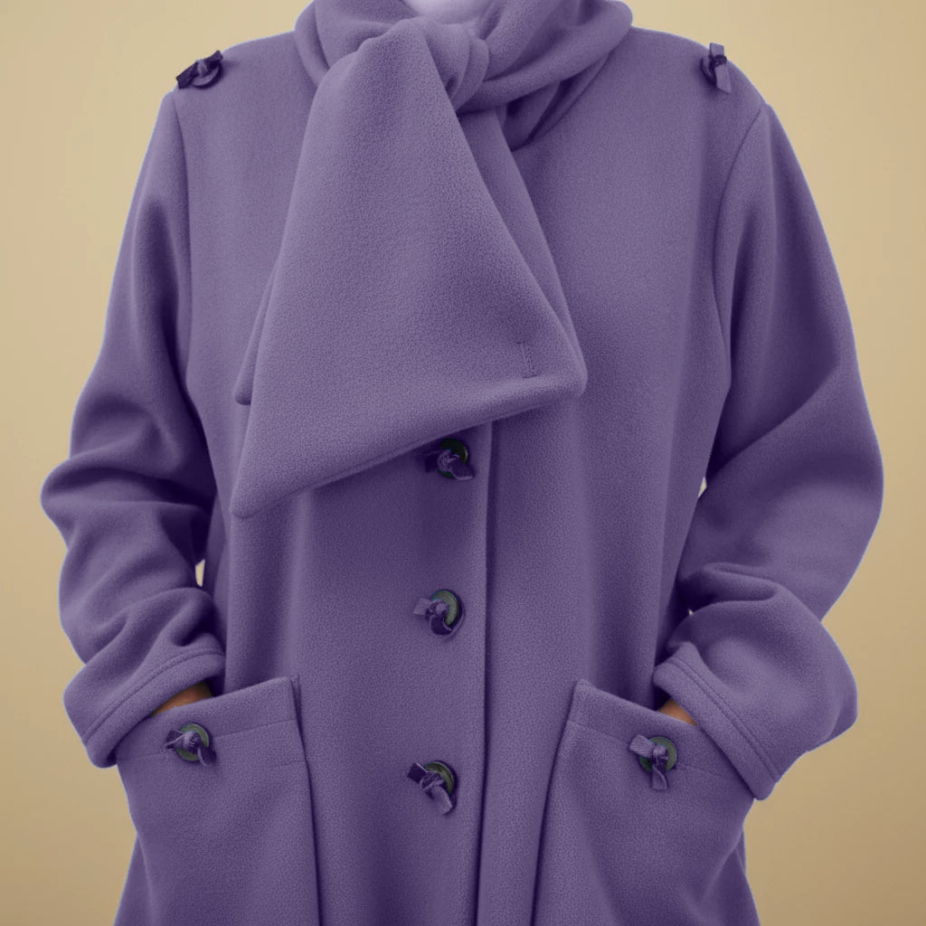 Boris Industries Giacca in Fleece con Collo Sciallato