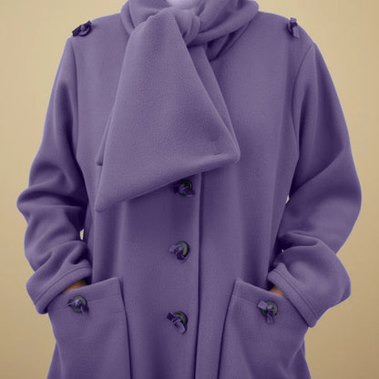 Boris Industries Giacca in Fleece con Collo Sciallato