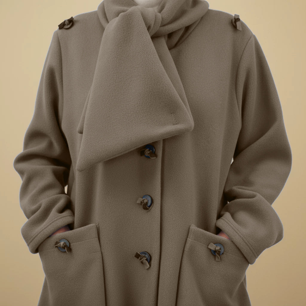 Boris Industries Giacca in Fleece con Collo Sciallato