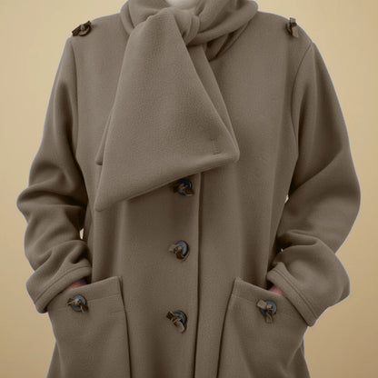 Boris Industries Giacca in Fleece con Collo Sciallato