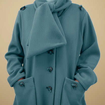 Boris Industries Giacca in Fleece con Collo Sciallato