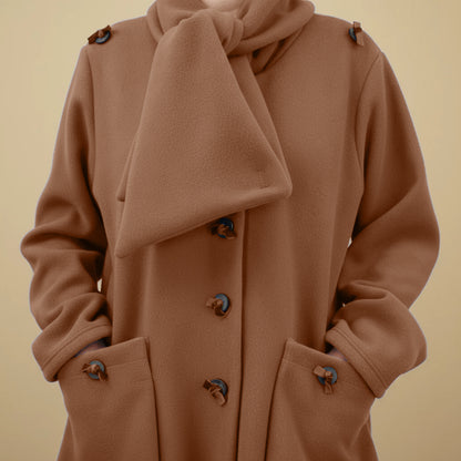 Boris Industries Giacca in Fleece con Collo Sciallato