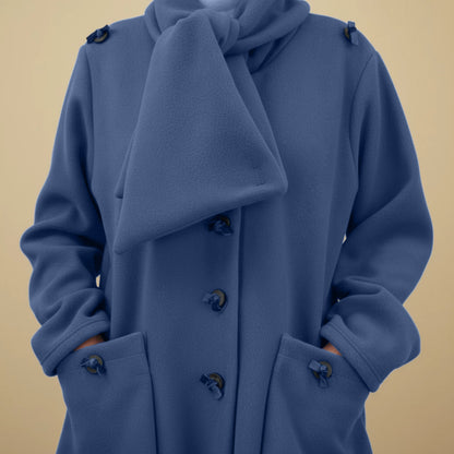 Boris Industries Giacca in Fleece con Collo Sciallato