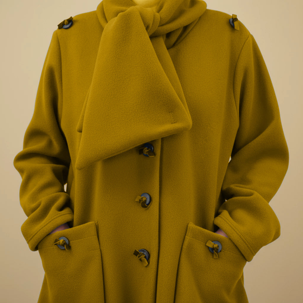 Boris Industries Giacca in Fleece con Collo Sciallato