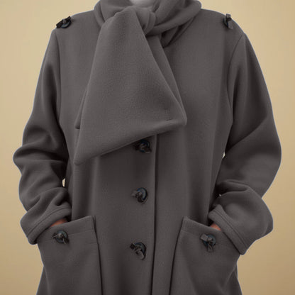 Boris Industries Giacca in Fleece con Collo Sciallato