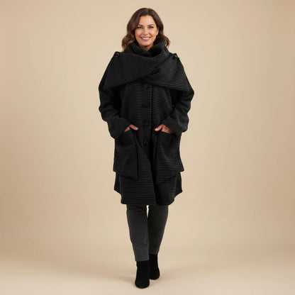 Lange Fleecejas Met Sjaalkraag – Boris Industries