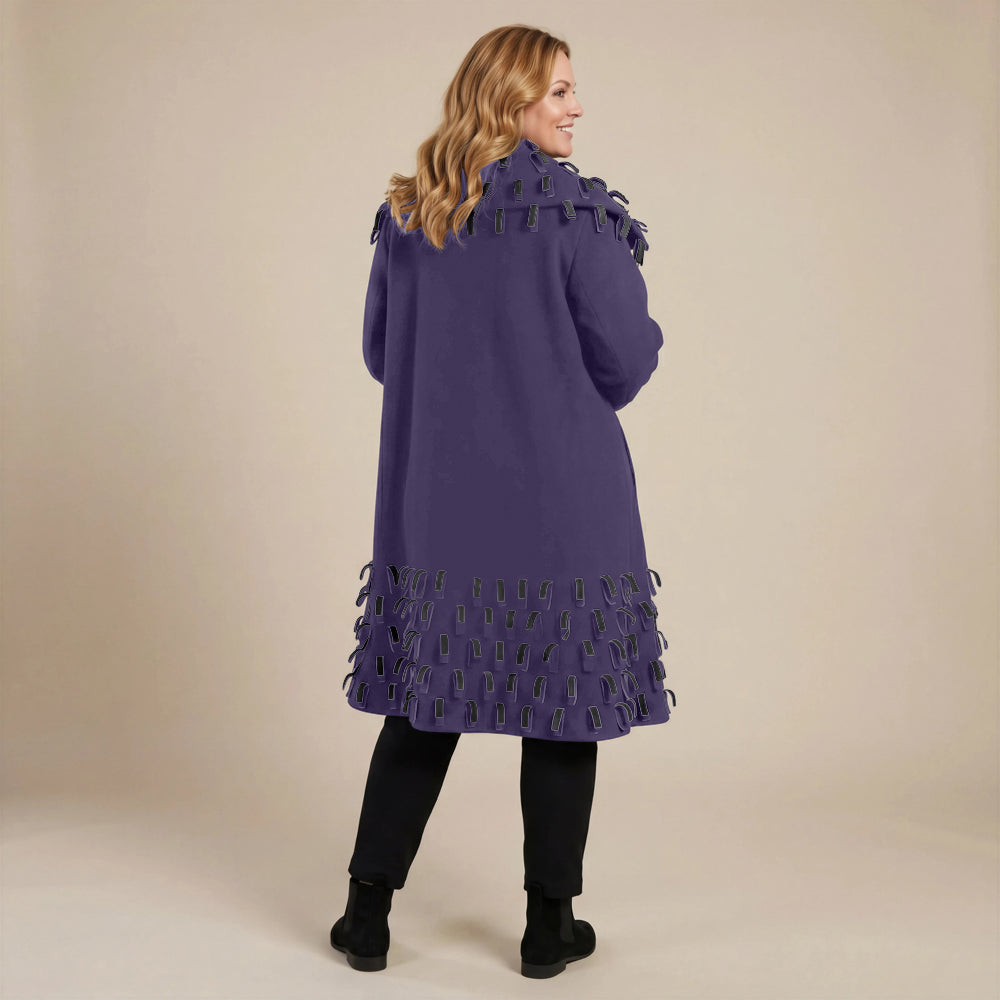 Boris Industries Giacca in Fleece con Strisce