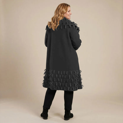 Boris Industries Giacca in Fleece con Strisce