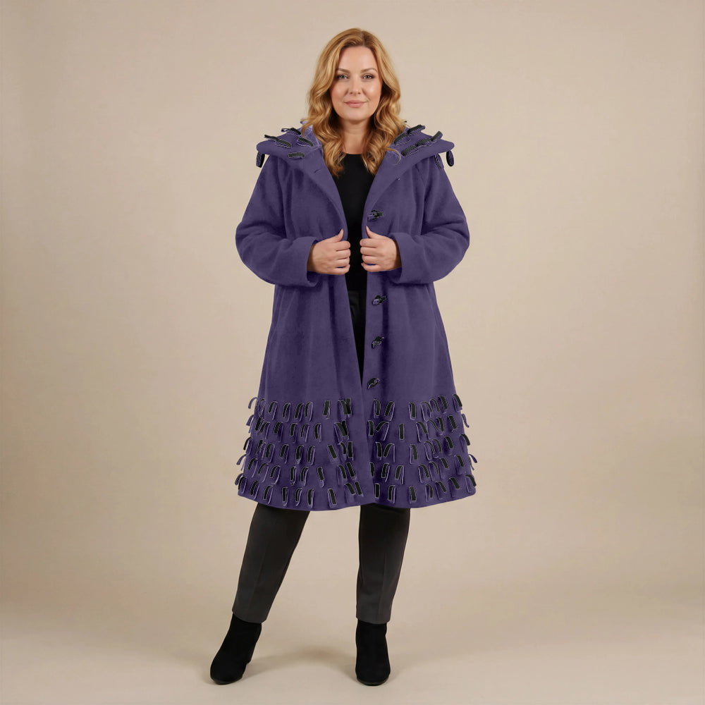 Boris Industries Giacca in Fleece con Strisce