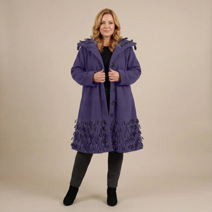 Boris Industries Giacca in Fleece con Strisce