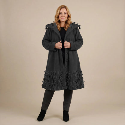 Boris Industries Giacca in Fleece con Strisce