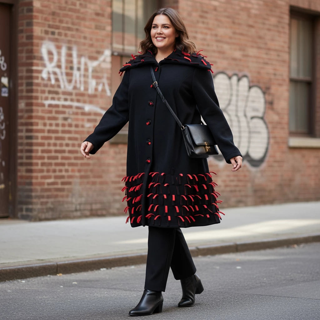 Lange Fleecejas Met Strookjes – Boris Industries