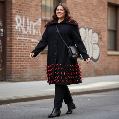 Lange Fleecejas Met Strookjes – Boris Industries