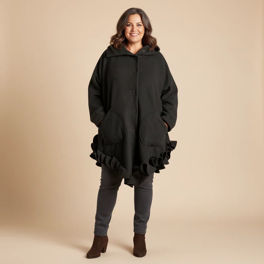 Fleece Ponchojas Met Cirkelaccent – Boris Industries