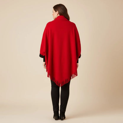 Fleece Ponchojas Met Franjes – Boris Industries