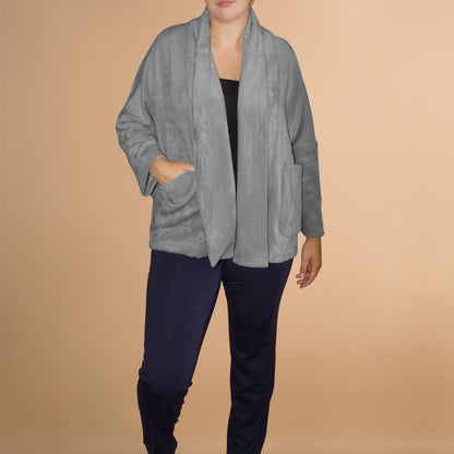 Wijd Vest Met Zachte Tricot – Boris Industries