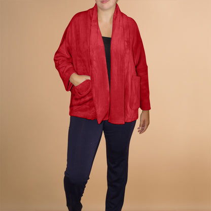 Wijd Vest Met Zachte Tricot – Boris Industries