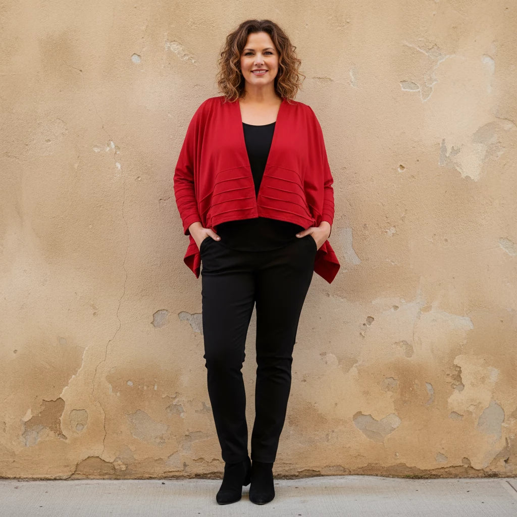 Kort Vest Met Ribbeleffect – Boris Industries