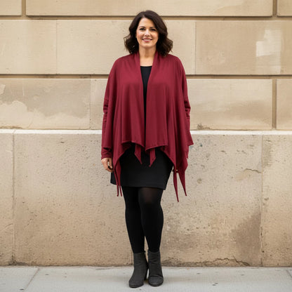 Wijdvallend Vest Met Ongewerkte Punten – Boris Industries